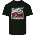 You're Looking at an Awesome Technician Mens Cotton T-Shirt Tee Top Black