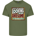 You're Looking at an Awesome Technician Mens Cotton T-Shirt Tee Top Military Green