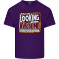 You're Looking at an Awesome Travel Agent Mens Cotton T-Shirt Tee Top Purple