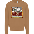 You're Looking at an Awesome Travel Agent Mens Sweatshirt Jumper Caramel Latte