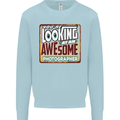 You're Looking at an Awesome Travel Agent Mens Sweatshirt Jumper Light Blue