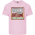 You're Looking at an Awesome Tree Surgeon Mens Cotton T-Shirt Tee Top Light Pink