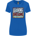 You're Looking at an Awesome Tree Surgeon Womens Wider Cut T-Shirt Royal Blue