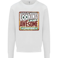 You're Looking at an Awesome Umpire Mens Sweatshirt Jumper White
