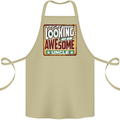 You're Looking at an Awesome Uncle Cotton Apron 100% Organic Khaki