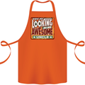You're Looking at an Awesome Uncle Cotton Apron 100% Organic Orange
