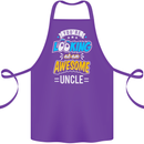 You're Looking at an Awesome Uncle Cotton Apron 100% Organic Purple