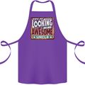 You're Looking at an Awesome Uncle Cotton Apron 100% Organic Purple