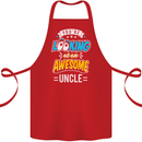 You're Looking at an Awesome Uncle Cotton Apron 100% Organic Red