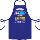 You're Looking at an Awesome Uncle Cotton Apron 100% Organic Royal Blue