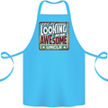 You're Looking at an Awesome Uncle Cotton Apron 100% Organic Turquoise