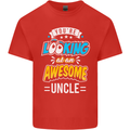 You're Looking at an Awesome Uncle Mens Cotton T-Shirt Tee Top Red