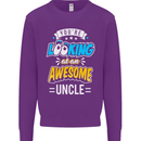 You're Looking at an Awesome Uncle Mens Sweatshirt Jumper Purple