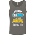 You're Looking at an Awesome Uncle Mens Vest Tank Top Charcoal