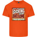 You're Looking at an Awesome Van Driver Mens Cotton T-Shirt Tee Top Orange