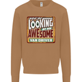 You're Looking at an Awesome Van Driver Mens Sweatshirt Jumper Caramel Latte