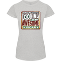 You're Looking at an Awesome Vicar Womens Petite Cut T-Shirt Sports Grey