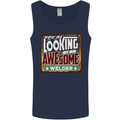 You're Looking at an Awesome Welder Mens Vest Tank Top Navy Blue