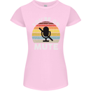 You're On Mute Funny Microphone Conference Womens Petite Cut T-Shirt Light Pink