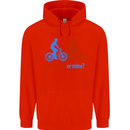 Your Pace or Mine Funny Cycling Cyclist Childrens Kids Hoodie Bright Red