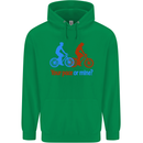 Your Pace or Mine Funny Cycling Cyclist Childrens Kids Hoodie Irish Green