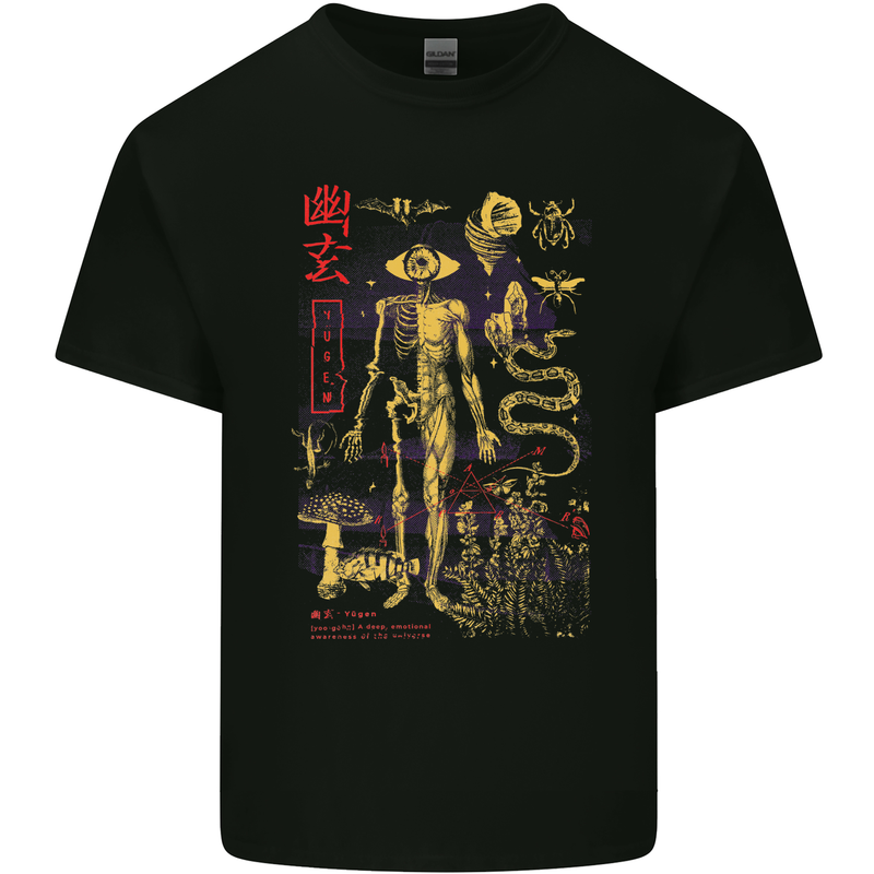 Yugen Obscure Design Kids T-Shirt Childrens Black