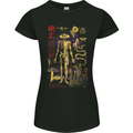 Yugen Obscure Design Womens Petite Cut T-Shirt Black