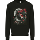 Yuki Onna Japanese Folklaw Gothic Halloween Kids Sweatshirt Jumper Black
