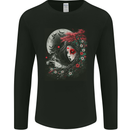 Yuki Onna Japanese Folklaw Gothic Halloween Mens Long Sleeve T-Shirt Black