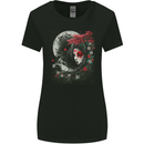 Yuki Onna Japanese Folklaw Gothic Halloween Womens Wider Cut T-Shirt Black