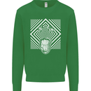 Zebra LSD Magic Mushrooms Hallucinogenic Kids Sweatshirt Jumper Irish Green