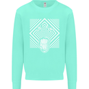 Zebra LSD Magic Mushrooms Hallucinogenic Kids Sweatshirt Jumper Peppermint