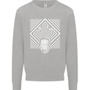 Zebra LSD Magic Mushrooms Hallucinogenic Kids Sweatshirt Jumper Sports Grey