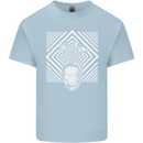 Zebra LSD Magic Mushrooms Hallucinogenic Kids T-Shirt Childrens Light Blue