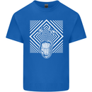 Zebra LSD Magic Mushrooms Hallucinogenic Kids T-Shirt Childrens Royal Blue