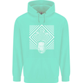 Zebra LSD Magic Mushrooms Hallucinogenic Mens 80% Cotton Hoodie Peppermint