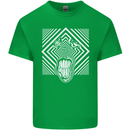 Zebra LSD Magic Mushrooms Hallucinogenic Mens Cotton T-Shirt Tee Top Irish Green