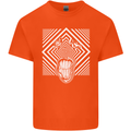 Zebra LSD Magic Mushrooms Hallucinogenic Mens Cotton T-Shirt Tee Top Orange