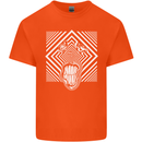 Zebra LSD Magic Mushrooms Hallucinogenic Mens Cotton T-Shirt Tee Top Orange