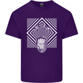Zebra LSD Magic Mushrooms Hallucinogenic Mens Cotton T-Shirt Tee Top Purple