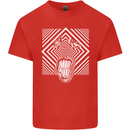 Zebra LSD Magic Mushrooms Hallucinogenic Mens Cotton T-Shirt Tee Top Red