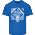 Zebra LSD Magic Mushrooms Hallucinogenic Mens Cotton T-Shirt Tee Top Royal Blue