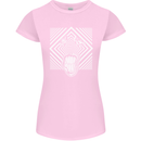 Zebra LSD Magic Mushrooms Hallucinogenic Womens Petite Cut T-Shirt Light Pink