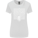 Zebra LSD Magic Mushrooms Hallucinogenic Womens Wider Cut T-Shirt White