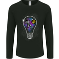 Zero Gravity Astronaut Space Universe Mens Long Sleeve T-Shirt Black