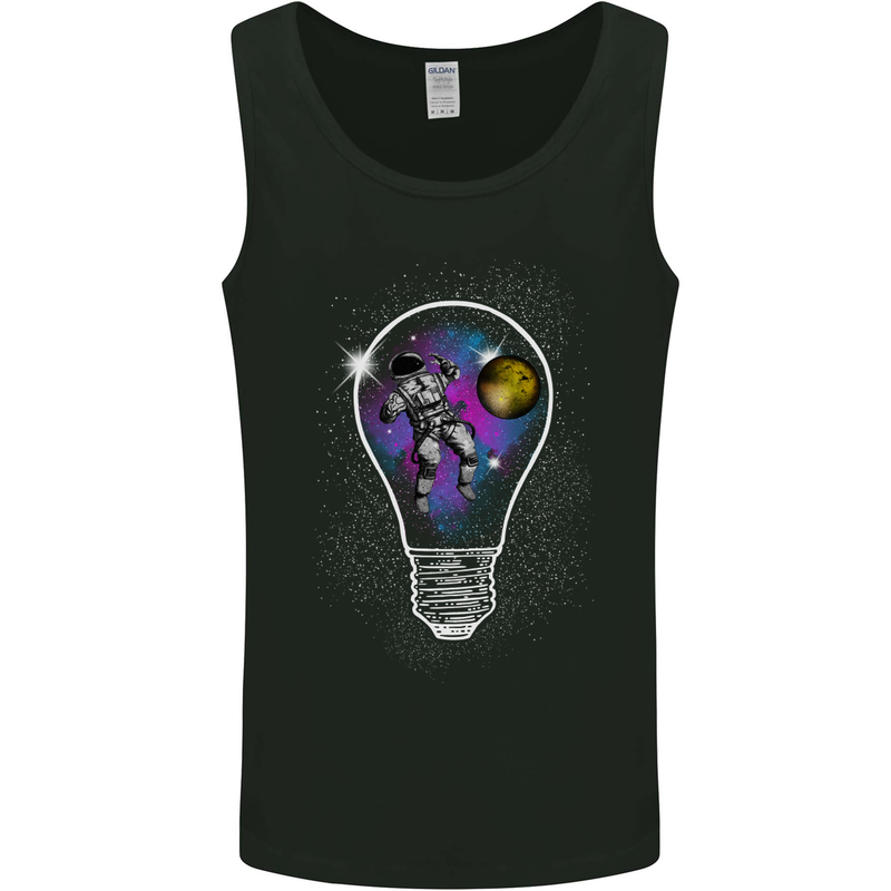 Zero Gravity Astronaut Space Universe Mens Vest Tank Top Black