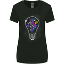 Zero Gravity Astronaut Space Universe Womens Wider Cut T-Shirt Black