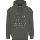 Zodiac Sign Constellations Childrens Kids Hoodie Storm Grey