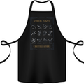 Zodiac Sign Constellations Cotton Apron 100% Organic Black