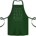 Zodiac Sign Constellations Cotton Apron 100% Organic Forest Green